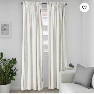 Ikea Vilmie Linje Curtains - 4 Pairs